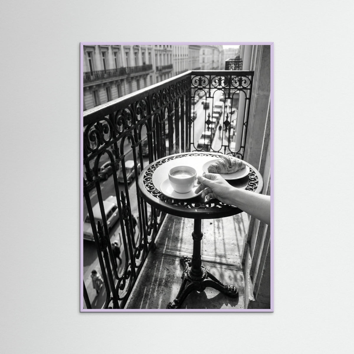 Lilac Wood Balcony Serenity