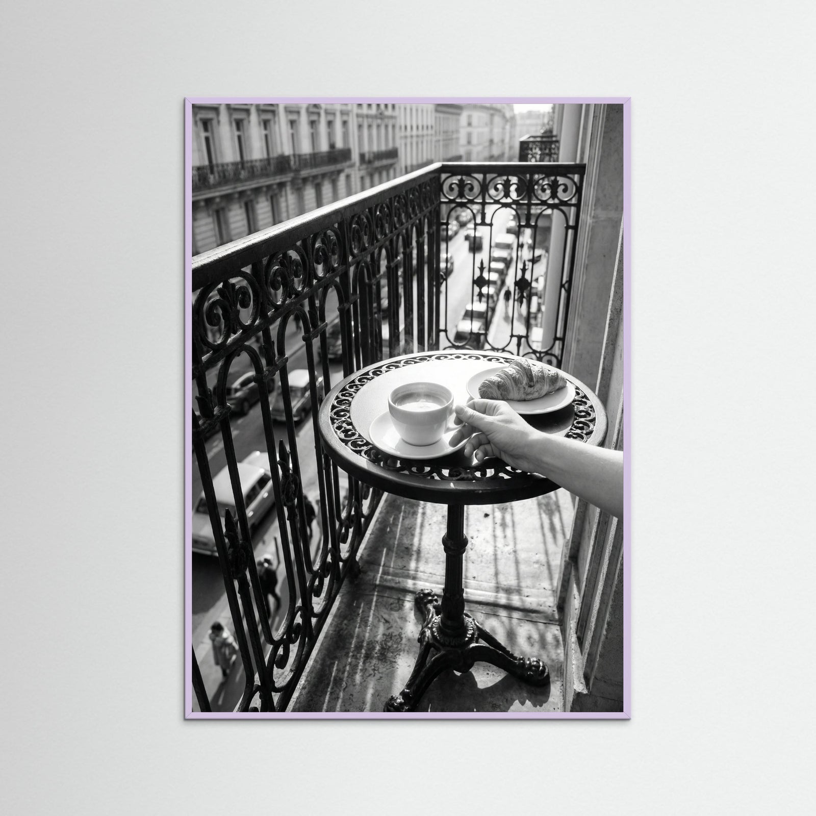 Lilac Wood Balcony Serenity