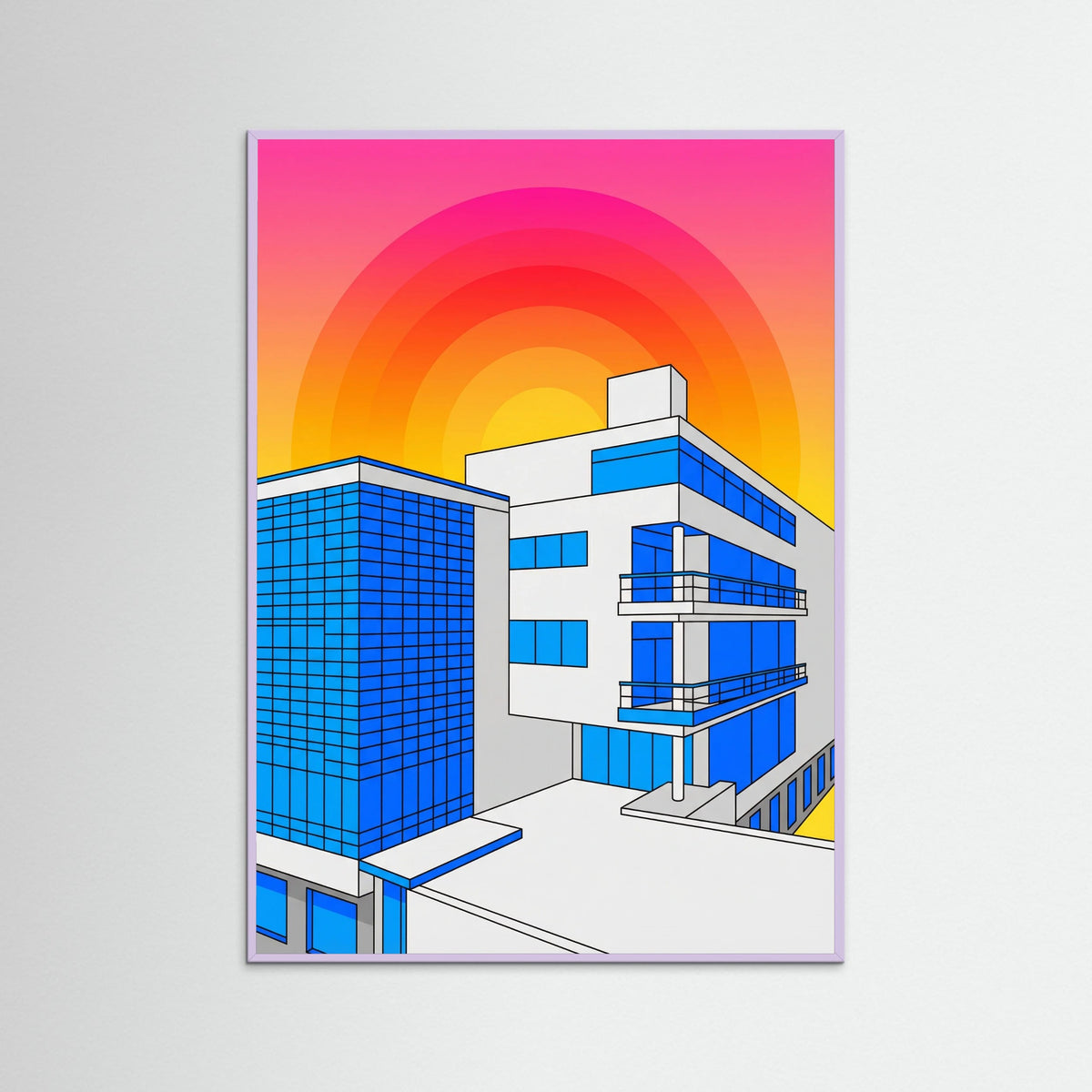 Lilac Wood Bauhaus Arch