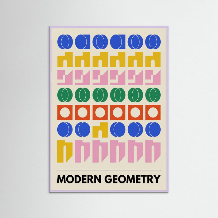 Bauhaus Blooms Grid – plakat og kunsttryk