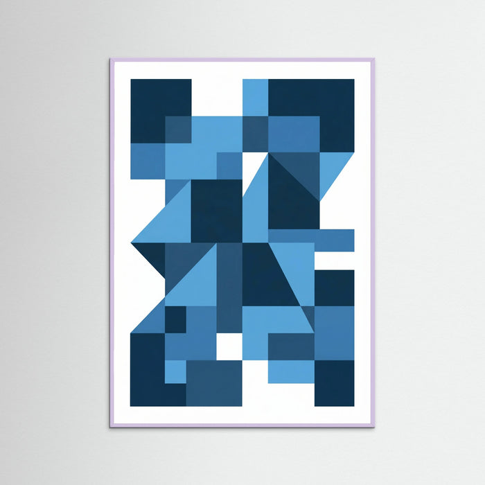 Lilac Wood Bauhaus Blue Depths