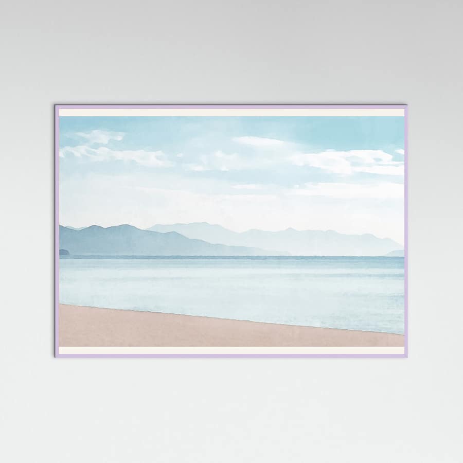 Beach View Poster – poster and art print