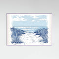 Beach Walk Poster – poster and art print