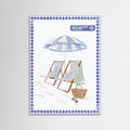 Affiche Beach chairs – affiche et impression d’art