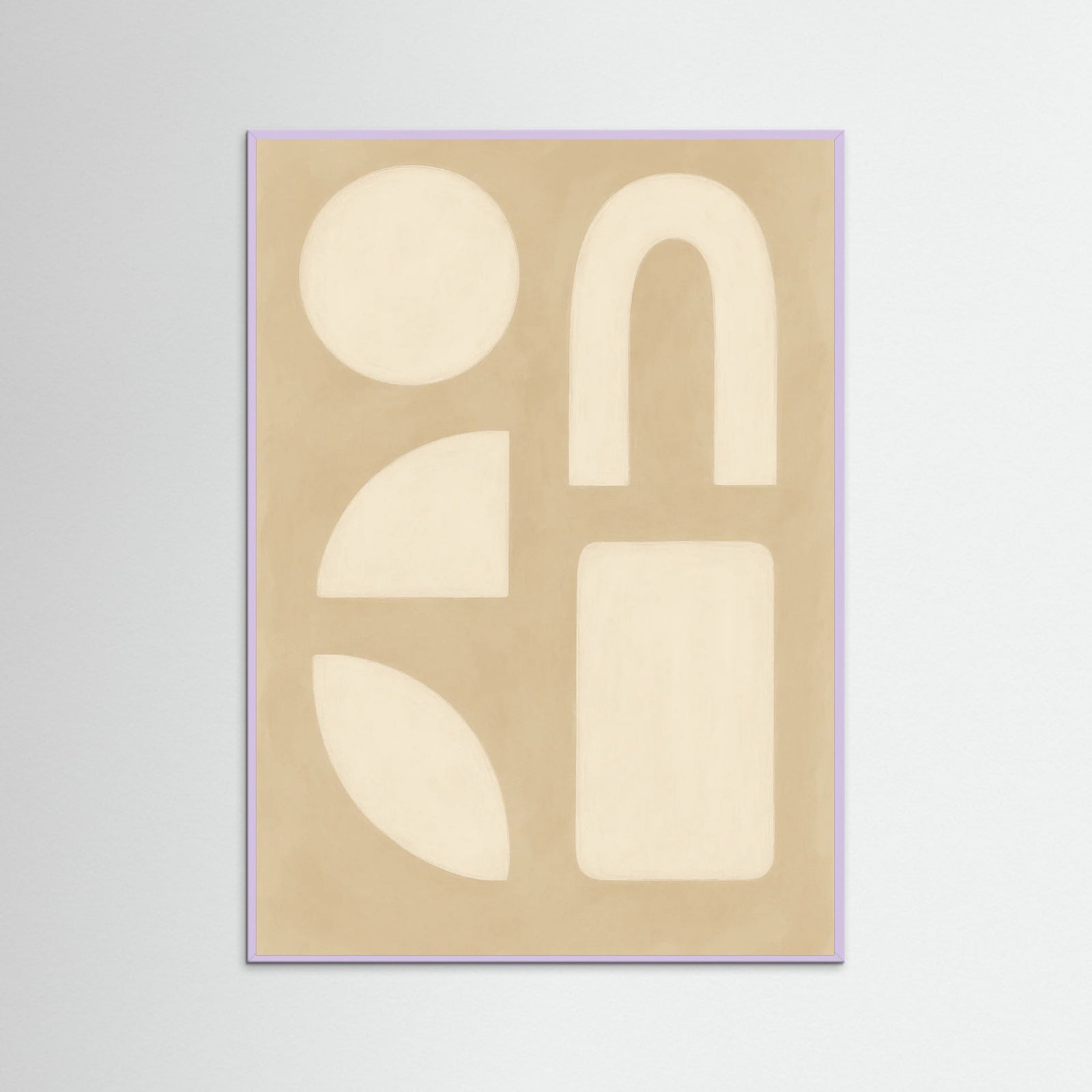 Lilac Wood Beige Swirls