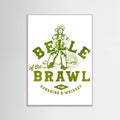 Lilac Wood Belle Of The Brawl Cowgirl Wall Art Poster