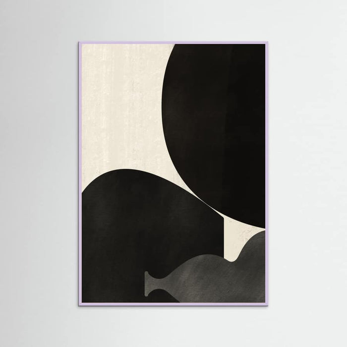 Black Abstract With Texture Poster – poster and art print