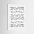 Black Howdy -juliste – juliste ja taidepainatus