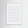 Plakat Blue Howdy – plakat i druk artystyczny