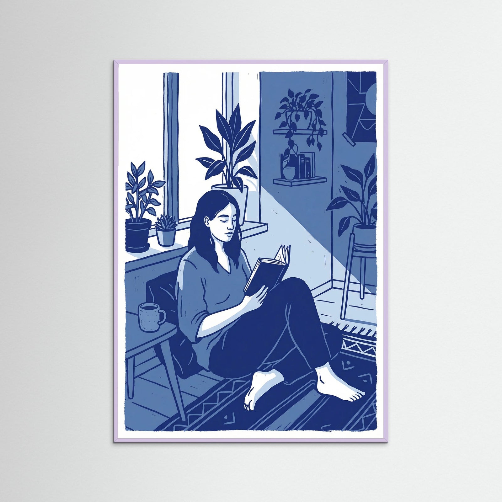 Lilac Wood Blue Repose