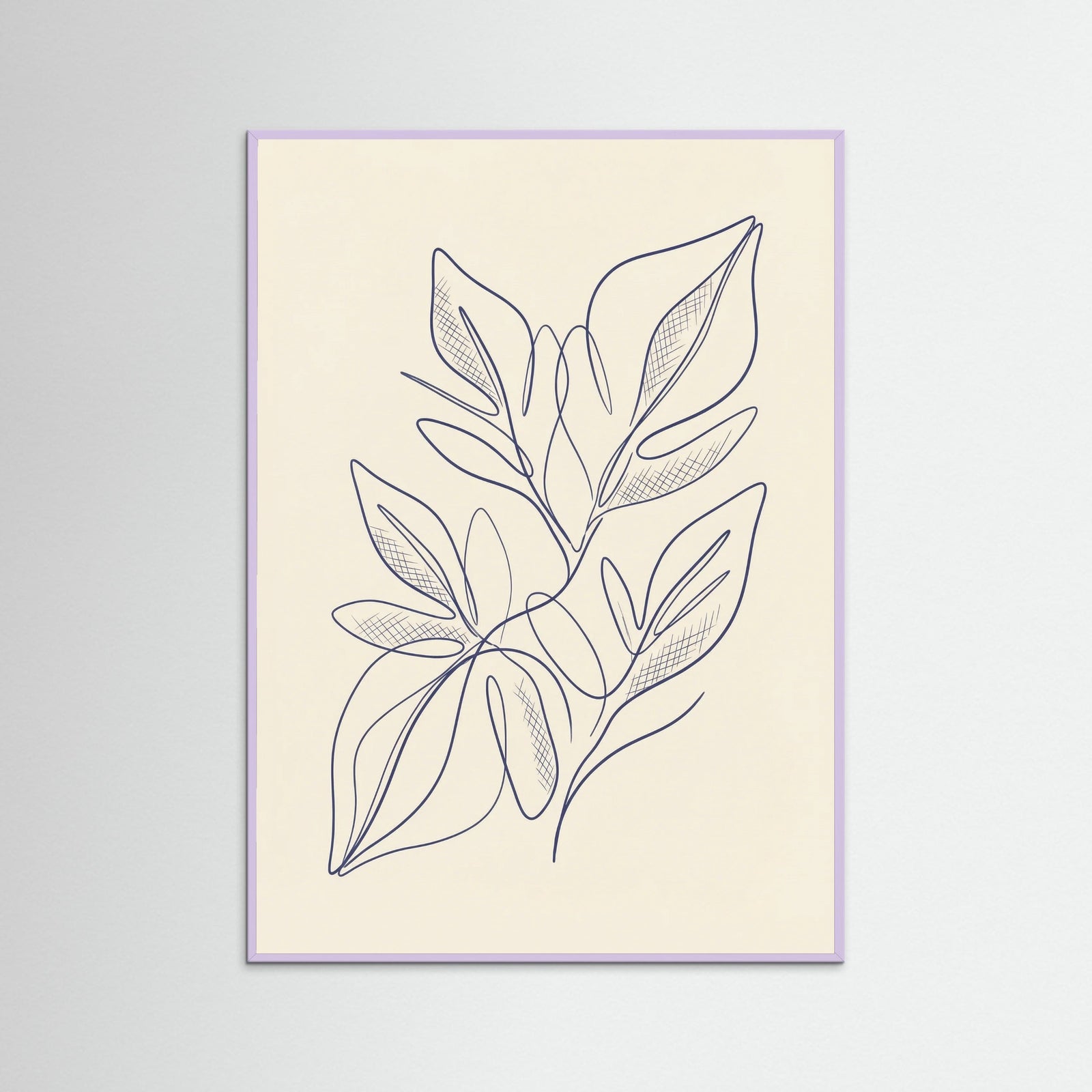 Lilac Wood Blue Still Contemplation