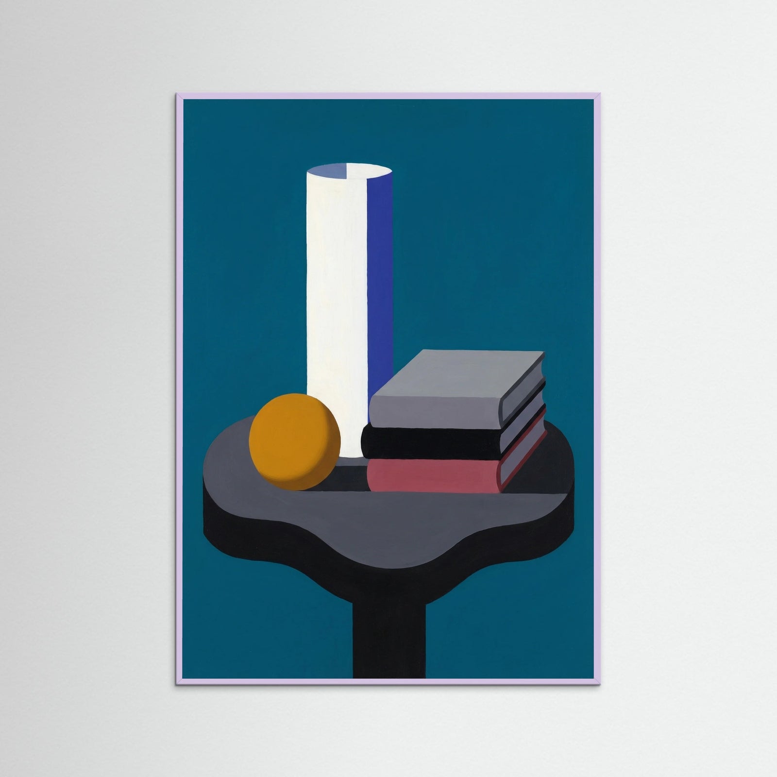 Lilac Wood Blue Still Life