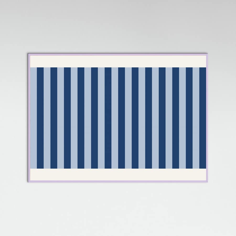 Poster Blue Stripes – poster e stampa artistica