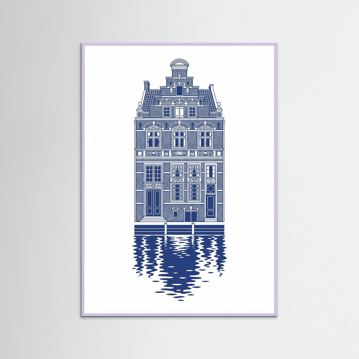 Lilac Wood Blue Urban Sketch