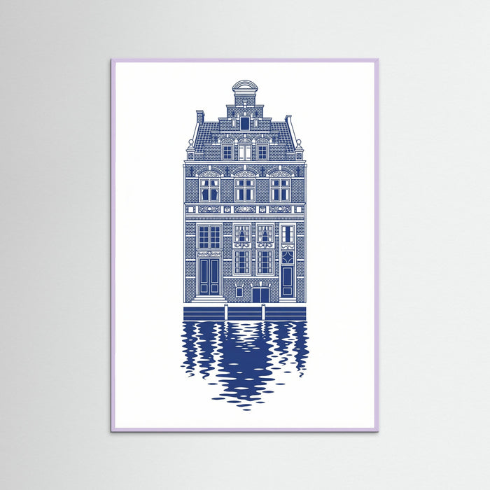 Lilac Wood Blue Urban Sketch