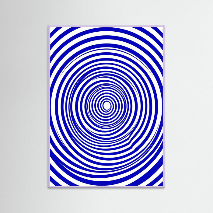 Lilac Wood Blue Wave Bauhaus