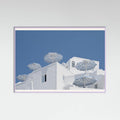 Plakat Blue and white – plakat i druk artystyczny