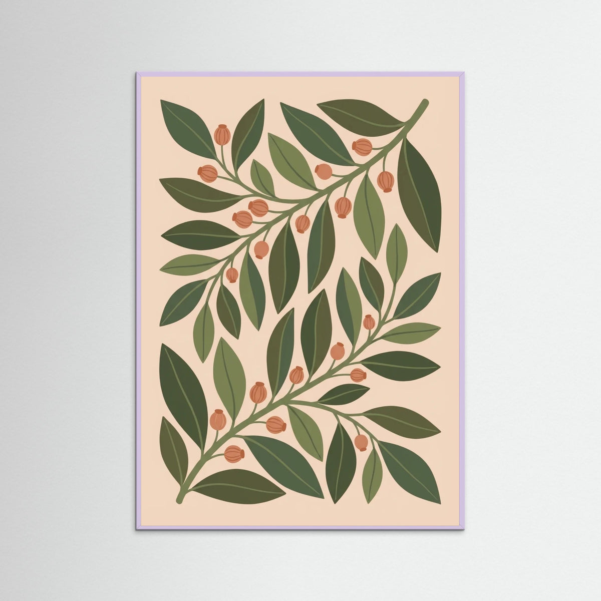 Lilac Wood Blush Panel