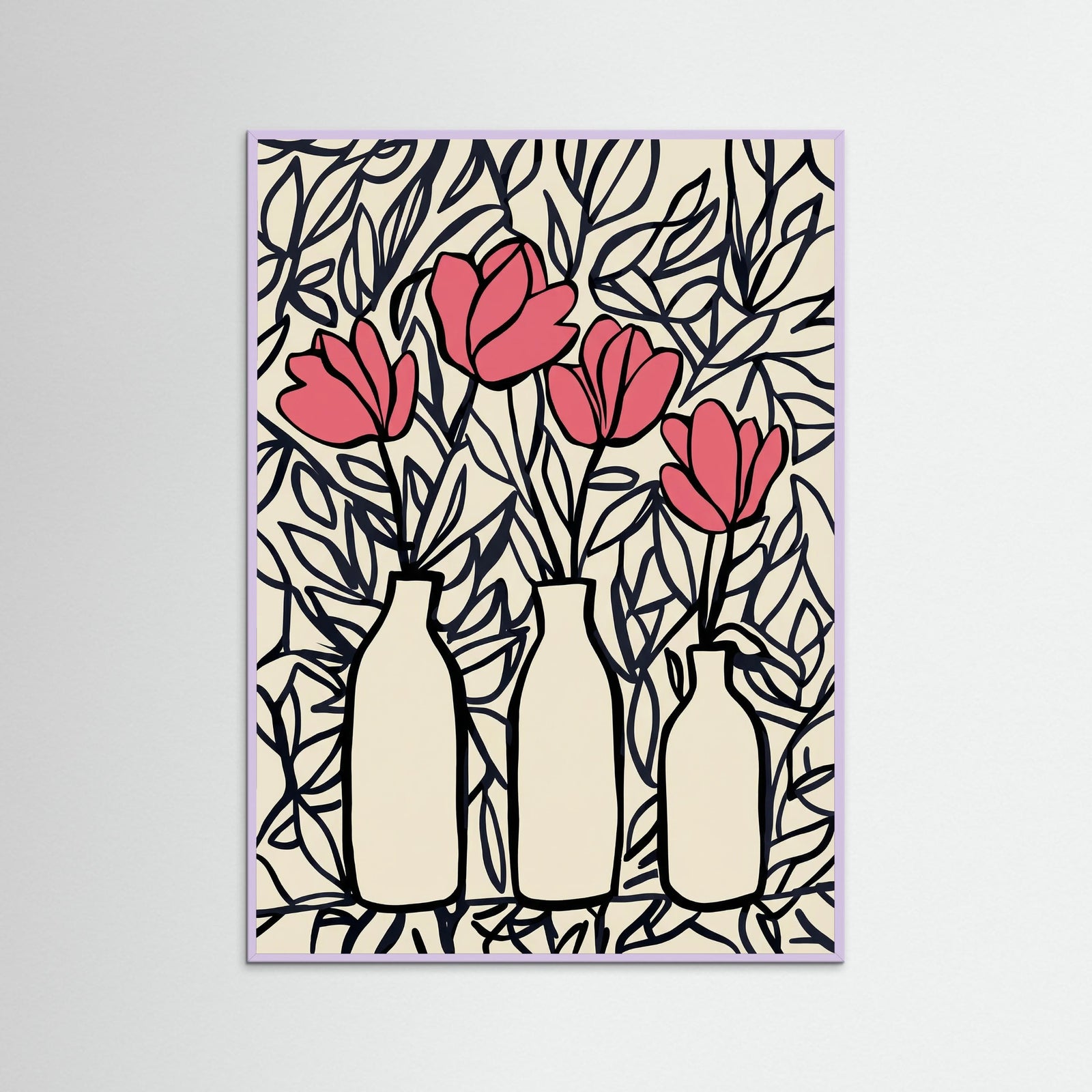 Lilac Wood Blushing Bloom Trio