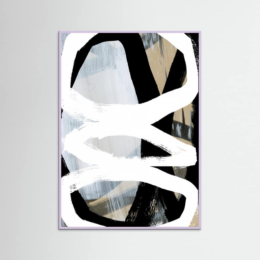 Poster Bold Black On White No3 – poster e stampa artistica