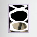 Bold Black On White No4 Poster – plakat og kunsttryk