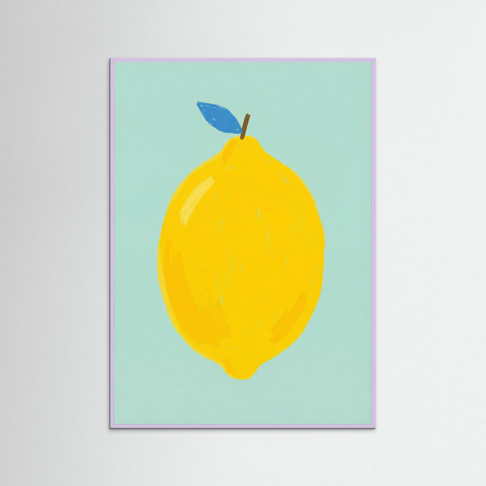 Bold Green Pear – poster and art print