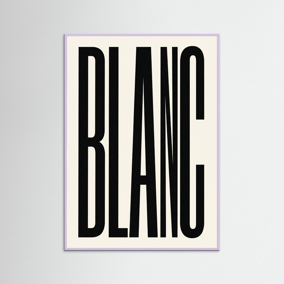 Lilac Wood Bold Noir Statement