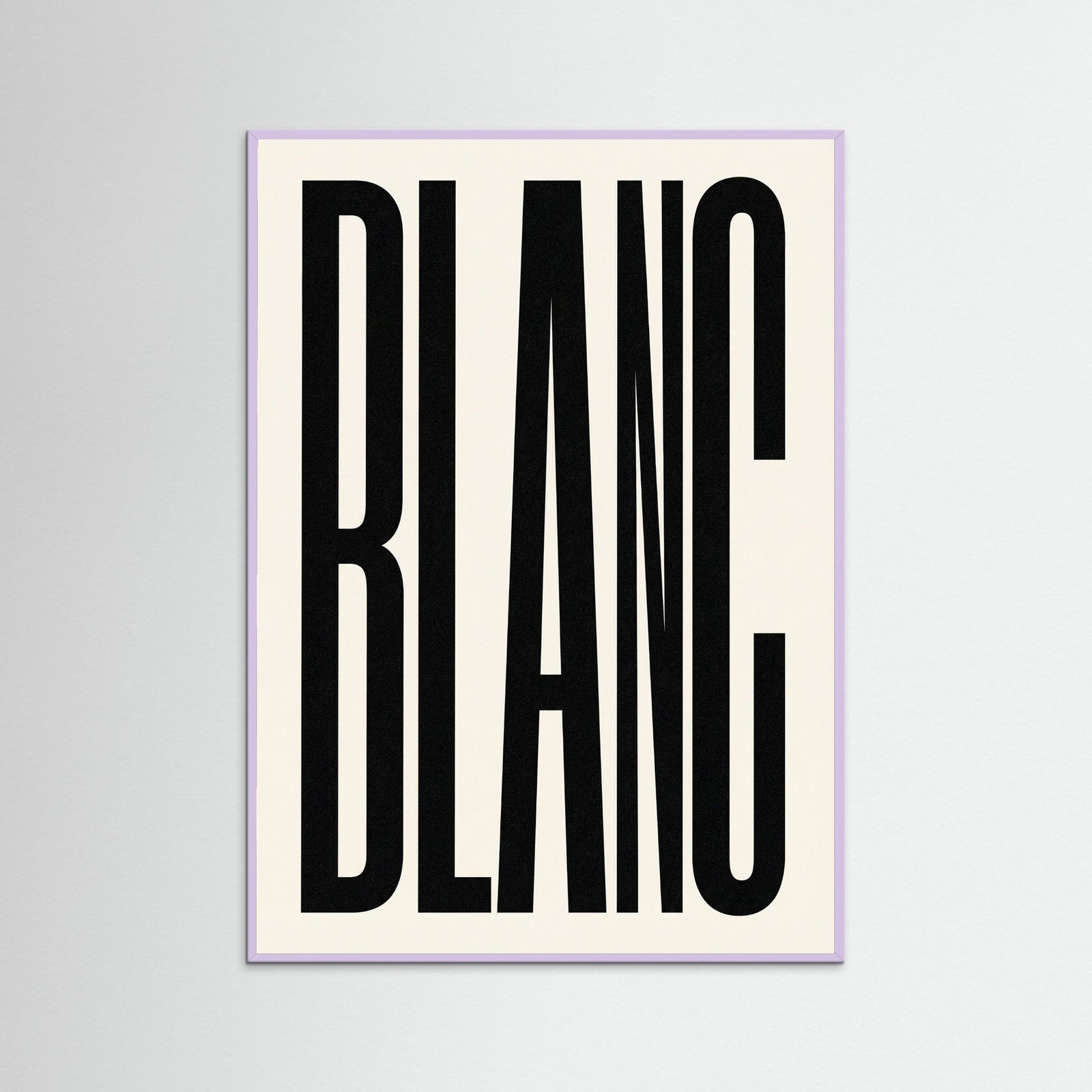 Lilac Wood Bold Noir Statement
