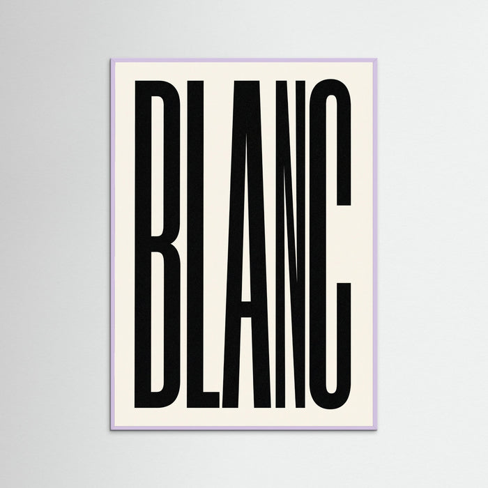 Lilac Wood Bold Noir Statement