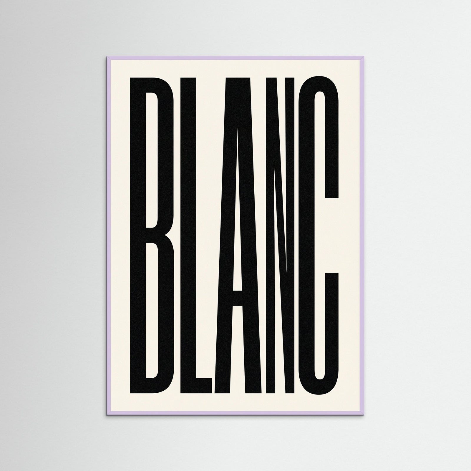 Lilac Wood Bold Noir Statement