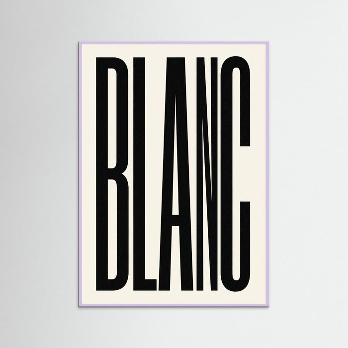 Lilac Wood Bold Noir Statement