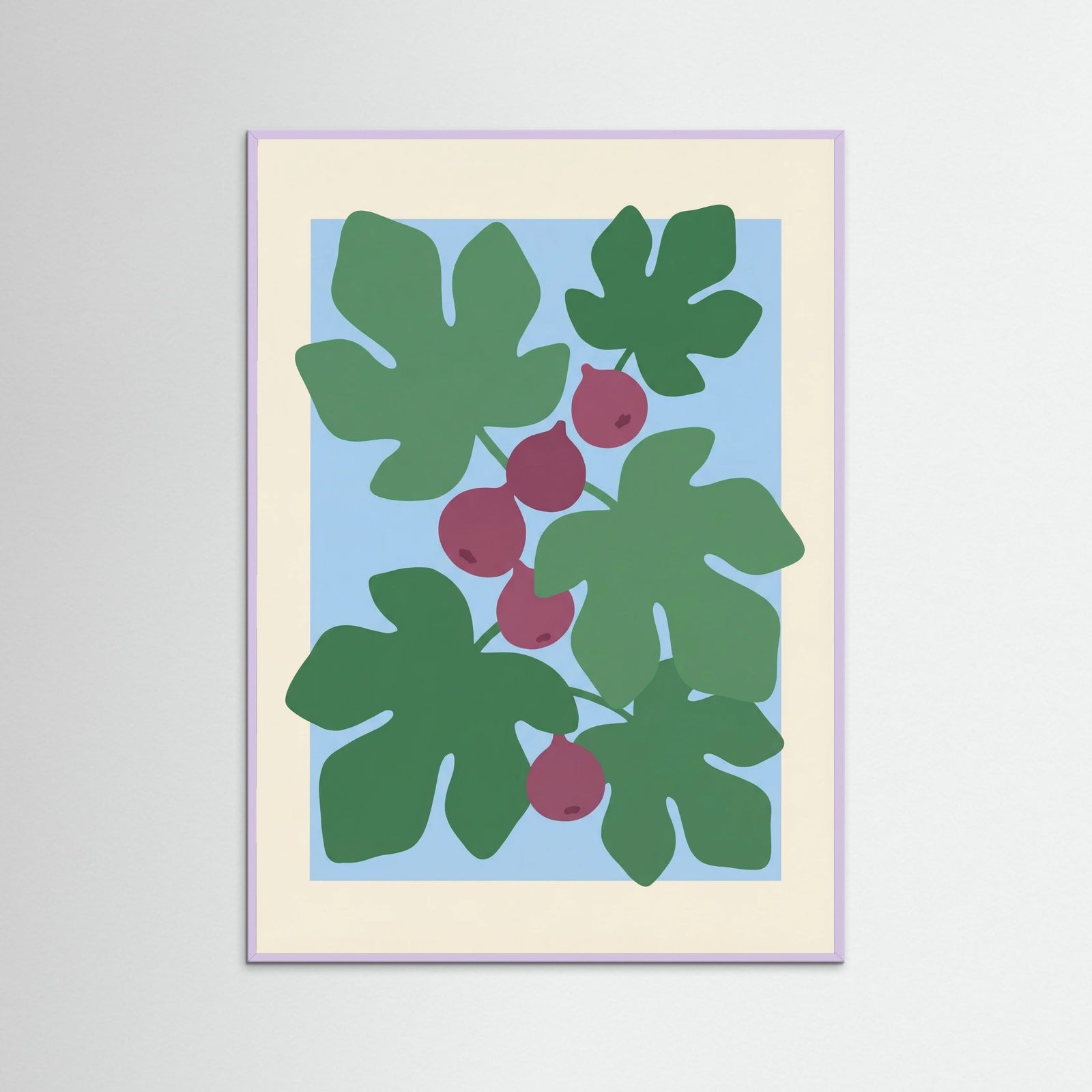 Lilac Wood Bold Poppies