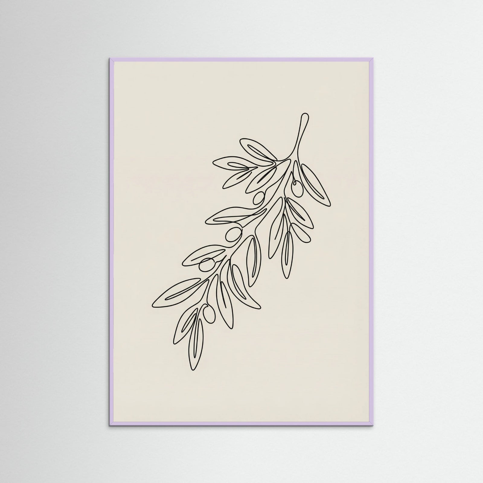 Lilac Wood Botanical Contour