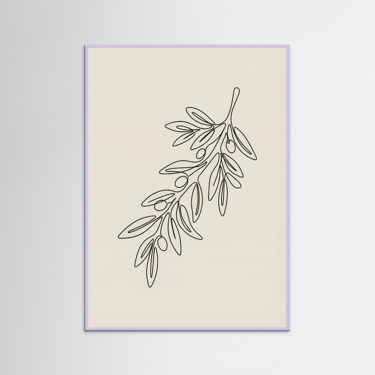 Lilac Wood Botanical Contour
