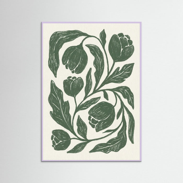 Lilac Wood Botanical Flow