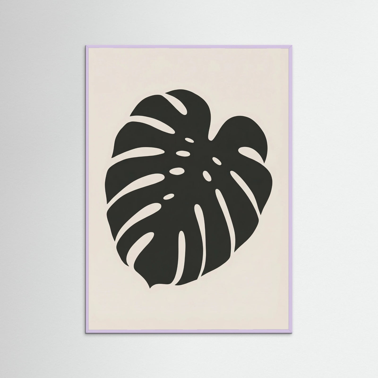 Lilac Wood Botanical Silhouette