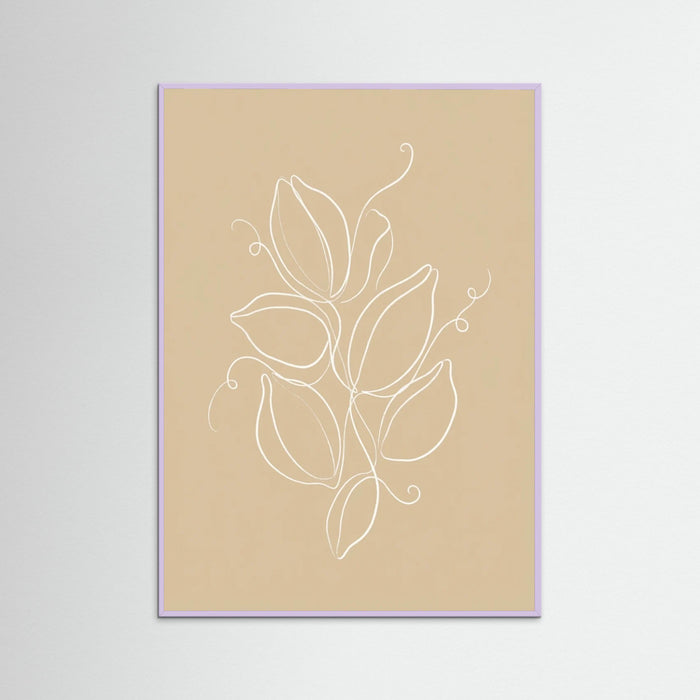 Lilac Wood Botanical Simplicity