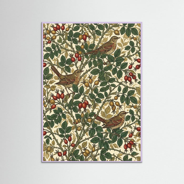 Lilac Wood Botanical Tapestry