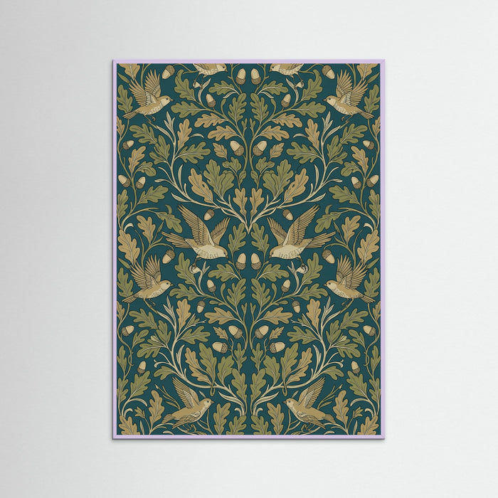 Lilac Wood Botanical Tapestry