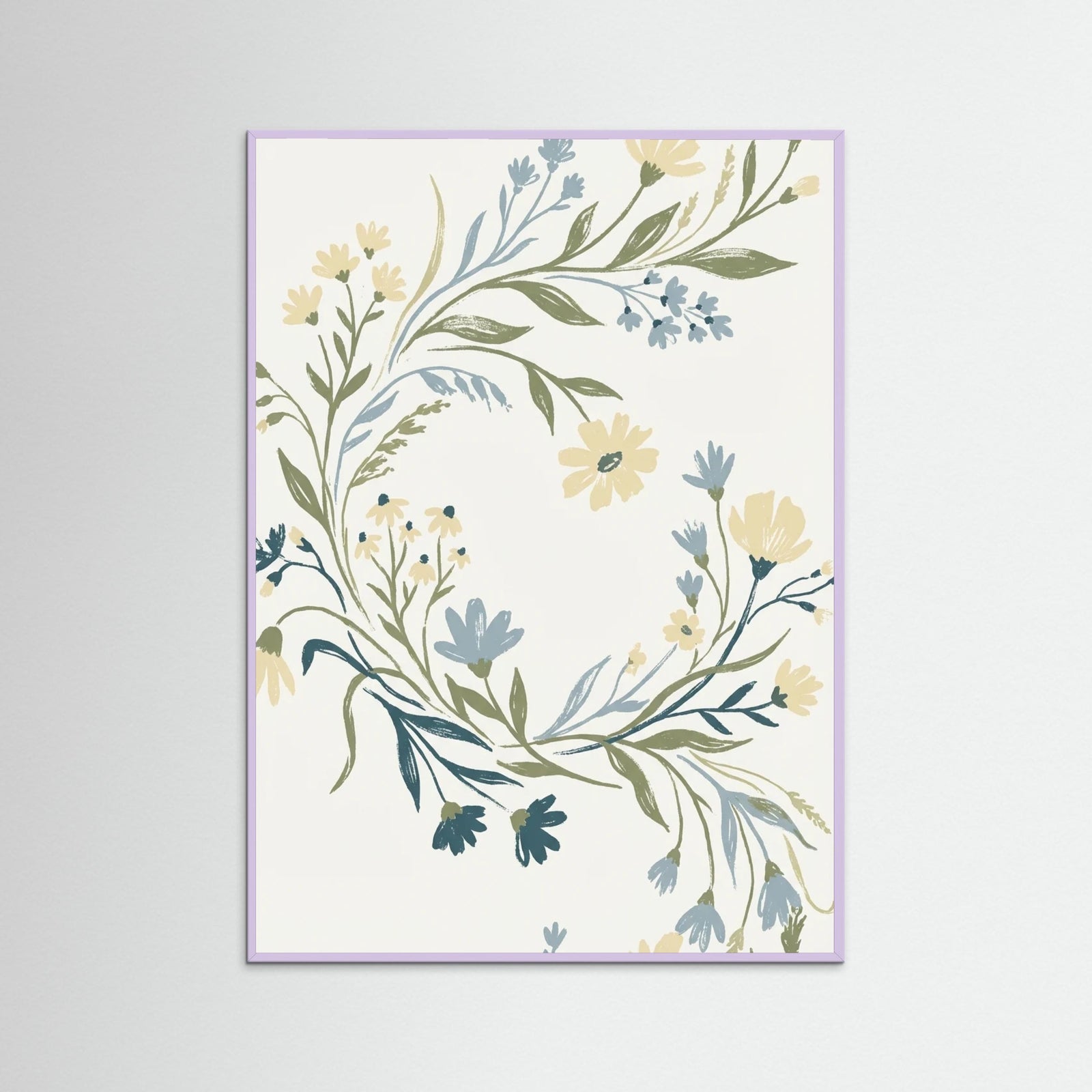 Lilac Wood Botanical Vessel