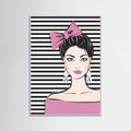 Bow Girl Poster – Poster und Kunstdruck