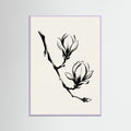 Lilac Wood Brushstroke Blooms