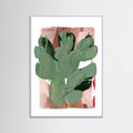 Lilac Wood Cactus Green Pink 3 Poster