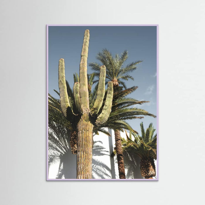 Lilac Wood Cactus Las Vegas Poster