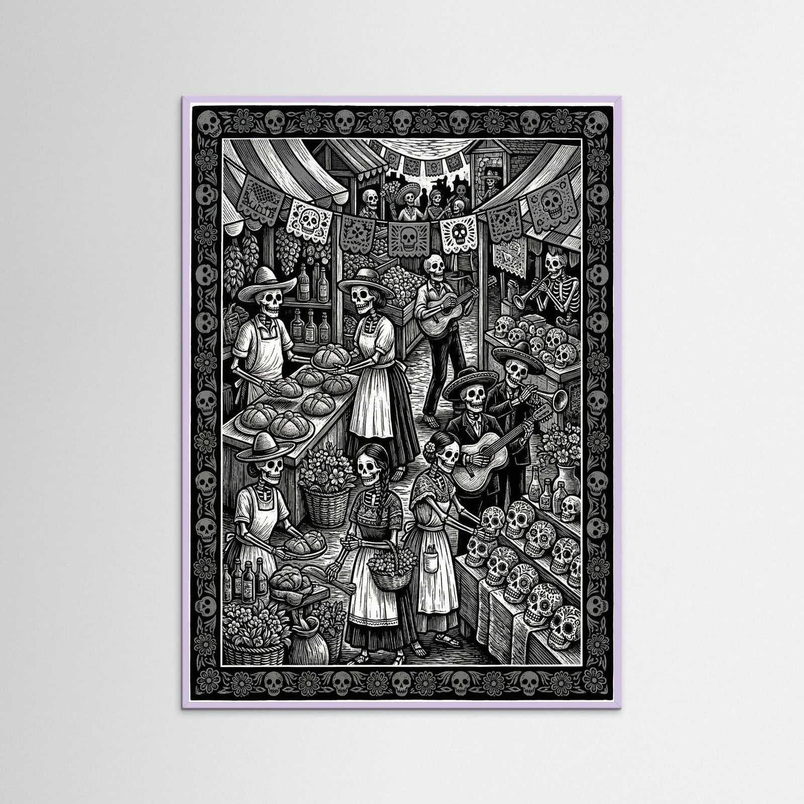 Lilac Wood Calavera Tapatia Chronicle