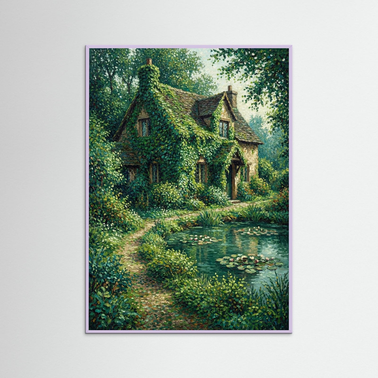 Lilac Wood Castle by Lake