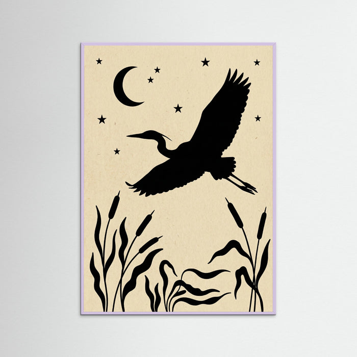 Lilac Wood Celestial Deer