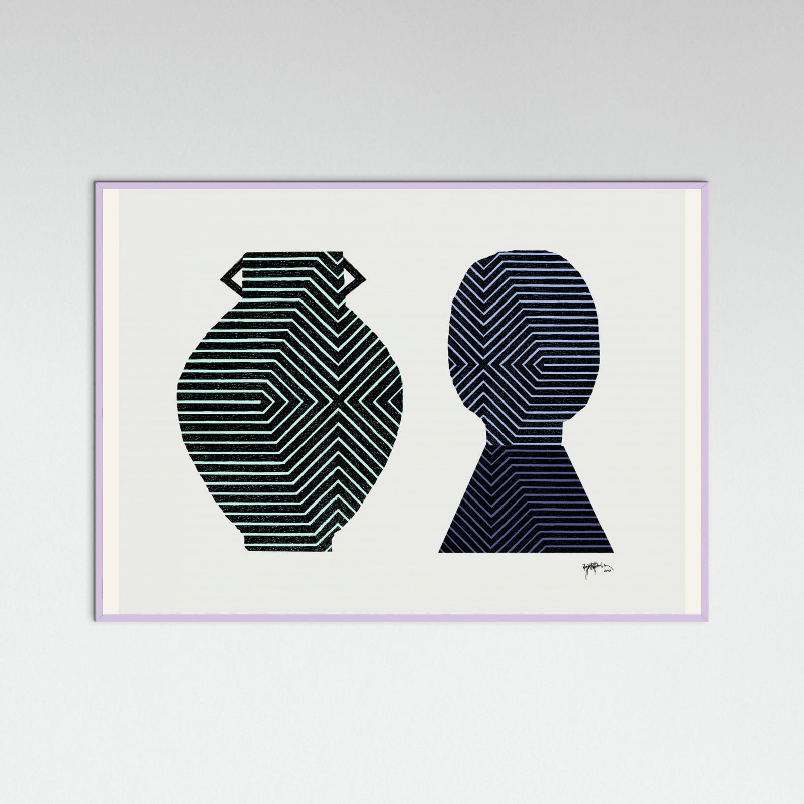 Lilac Wood Celestial Garden IV. Poster