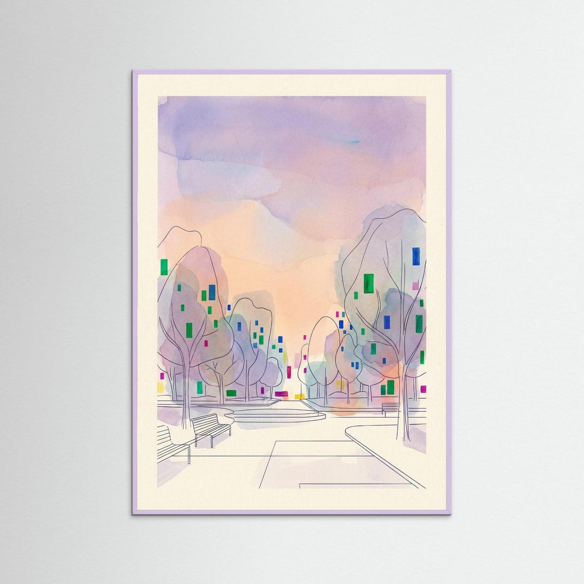 Lilac Wood City Whispers