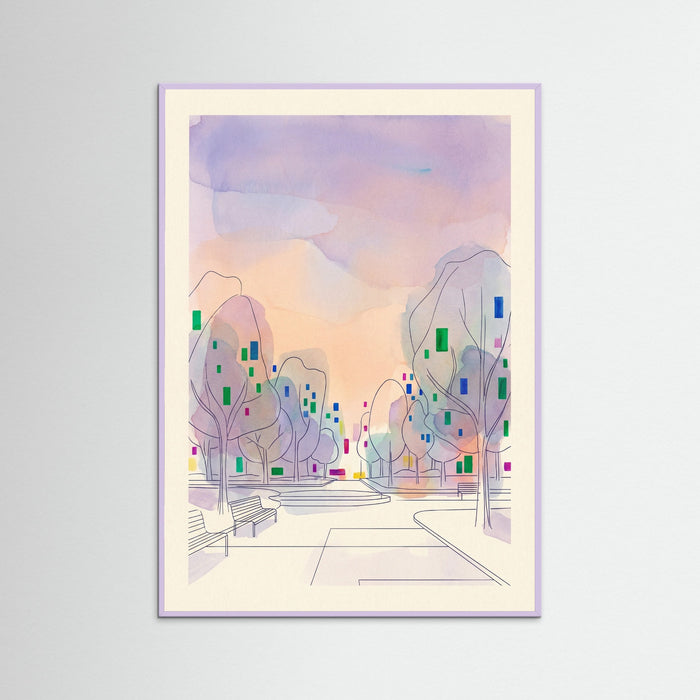 Lilac Wood City Whispers